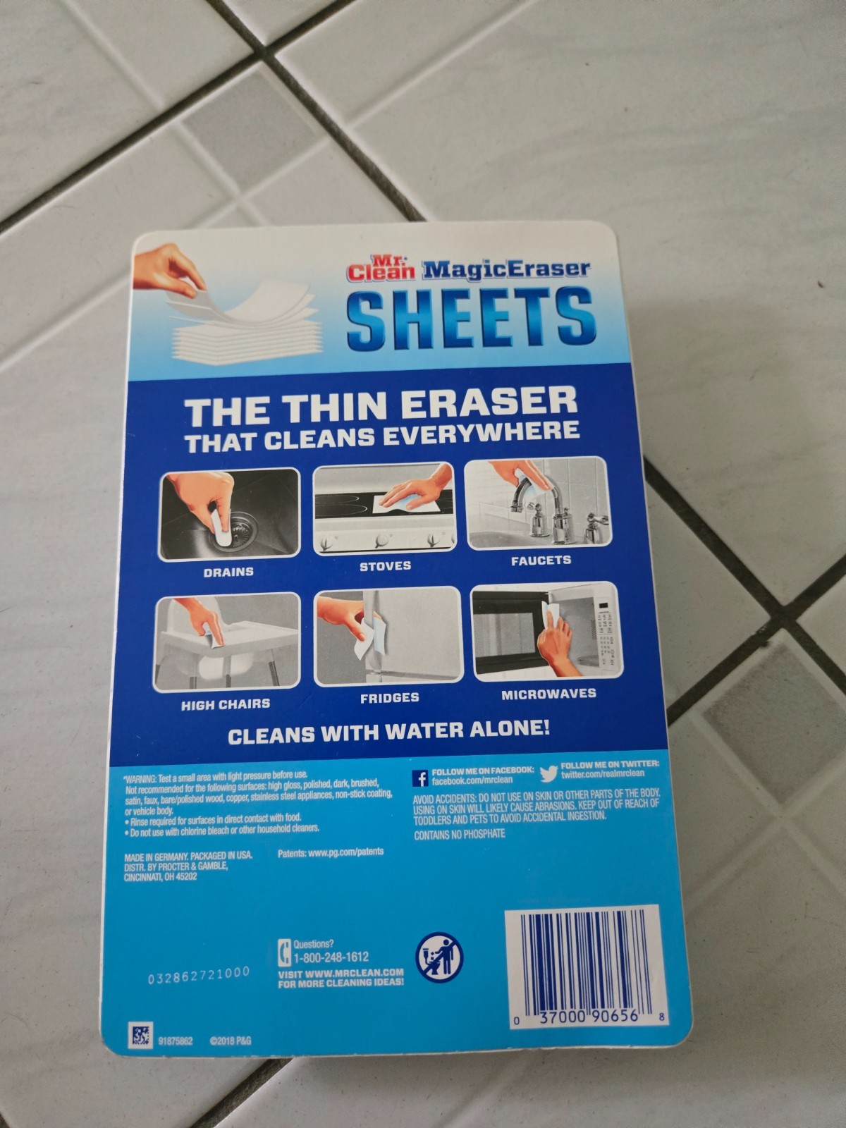 New Sealed Mr Clean Magic Eraser Sheets 8 Ct