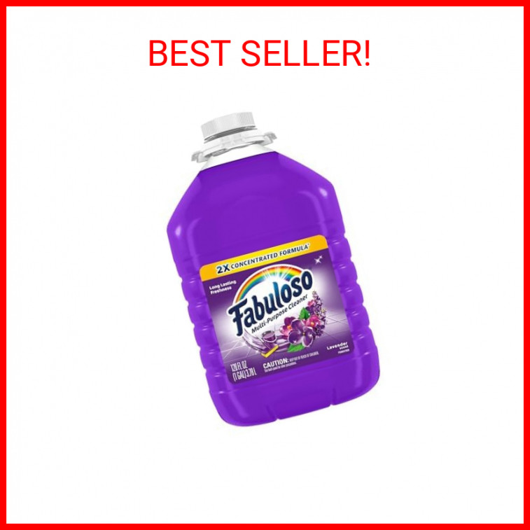 Fabuloso Multi-Purpose Cleaner 2x Concentrated, Lavender – 128 fl oz