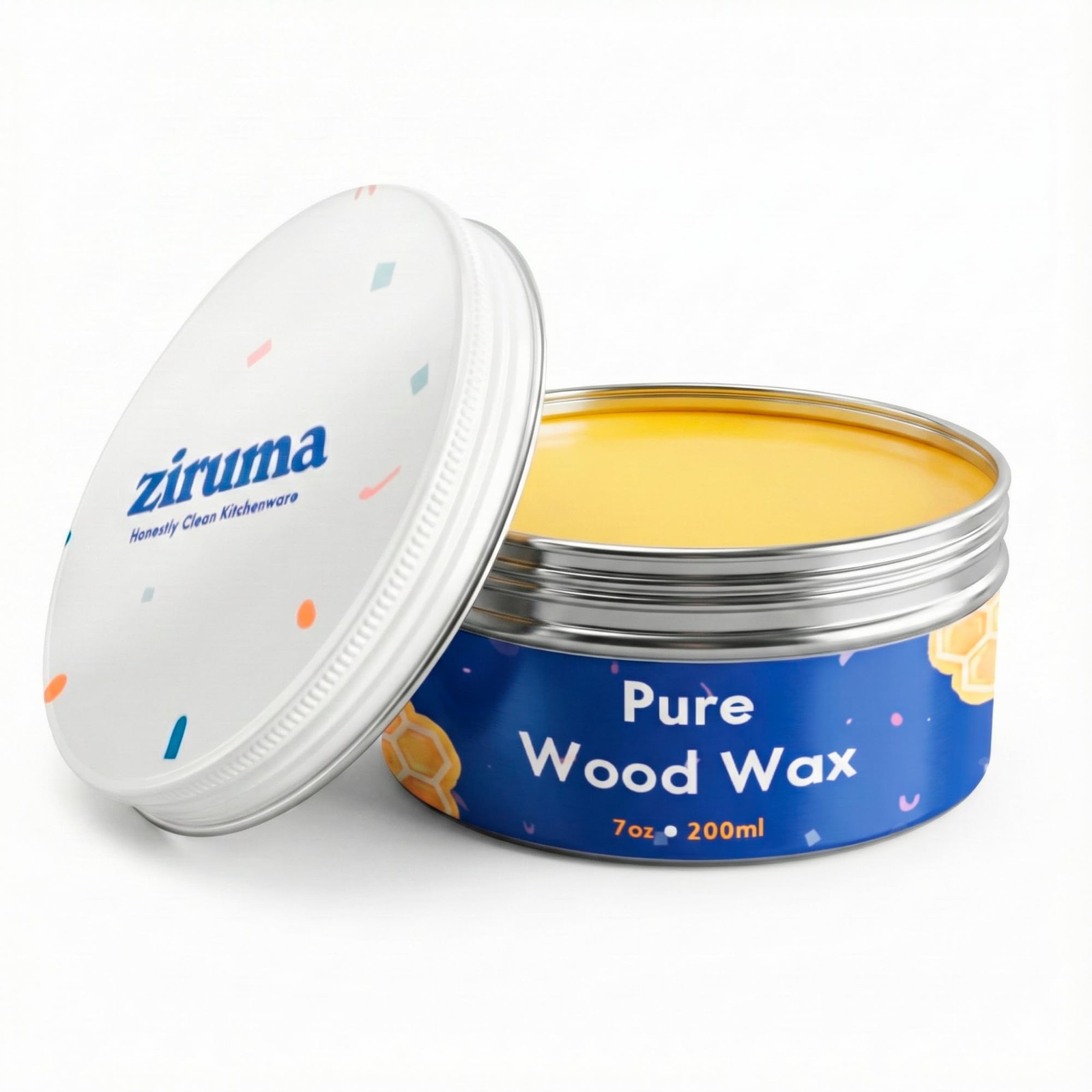 Non-Toxic Wood Wax, Mineral Oil Free, Made of Beeswax & Natural Oils, 7 oz | …