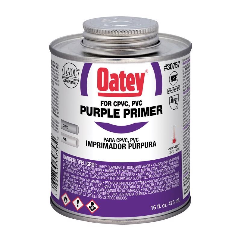 Oatey 30757 Oatey Purple Primer and Cement For CPVC/PVC 16 oz. Qty 1