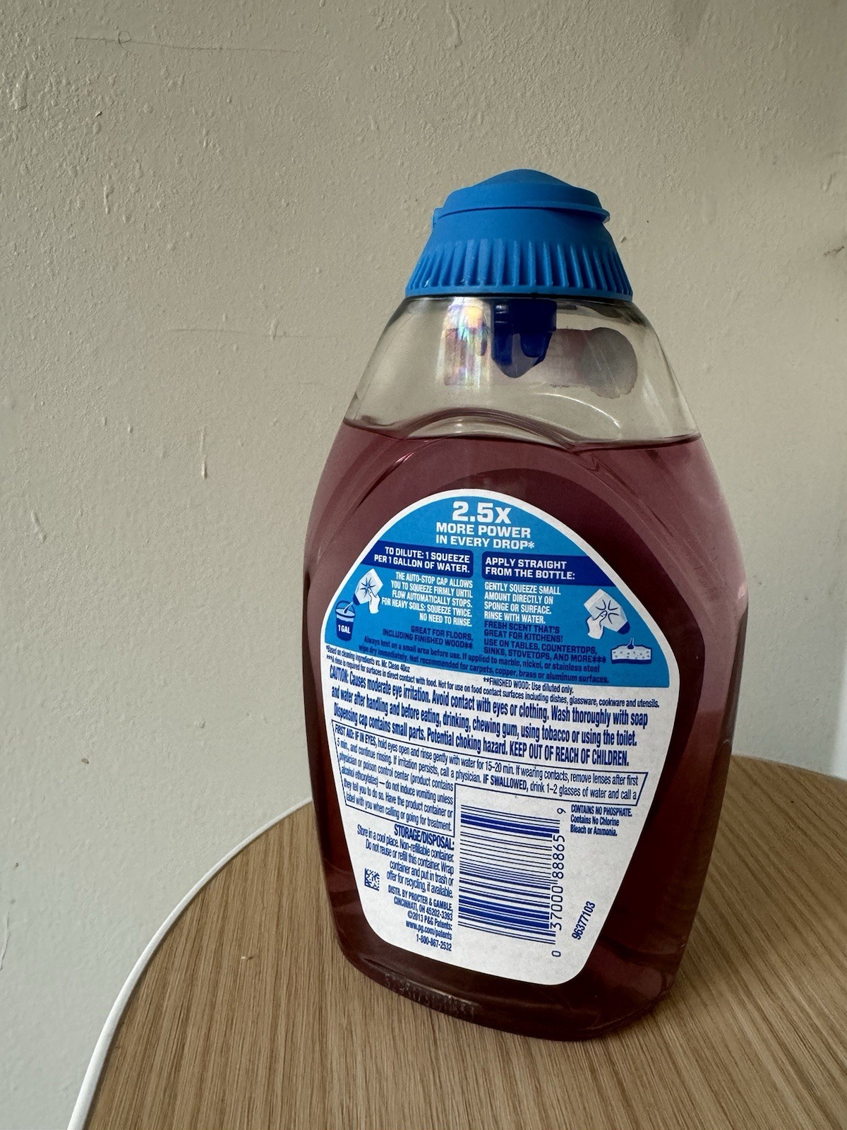 Mr. Clean Liquid Muscle Cleaner Dawn Gel 16 oz 2.5X Power Discontinued