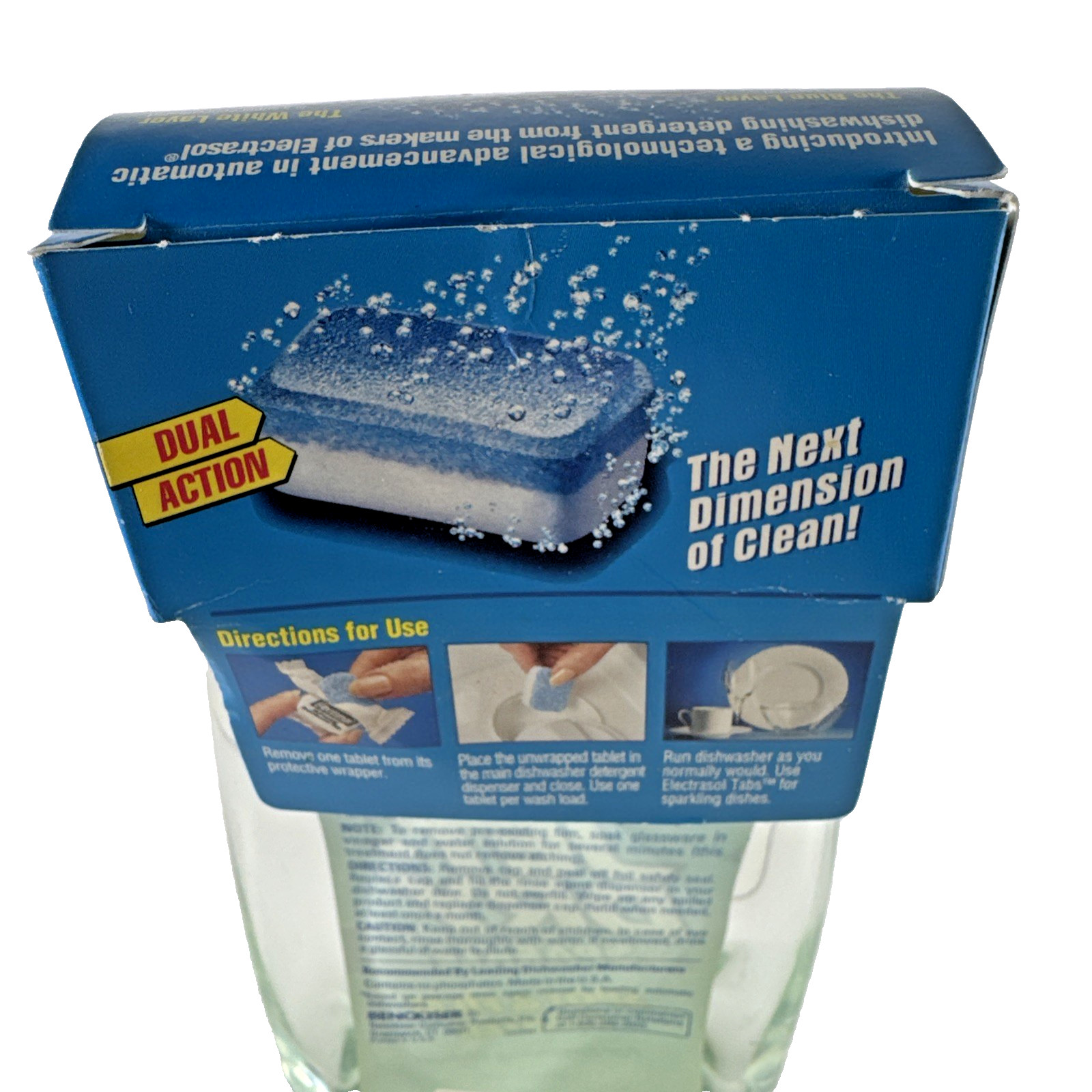 VTG Discontinued JET DRY Sparkle Liquid Rinse Agent Unscented Dishwasher 16oz