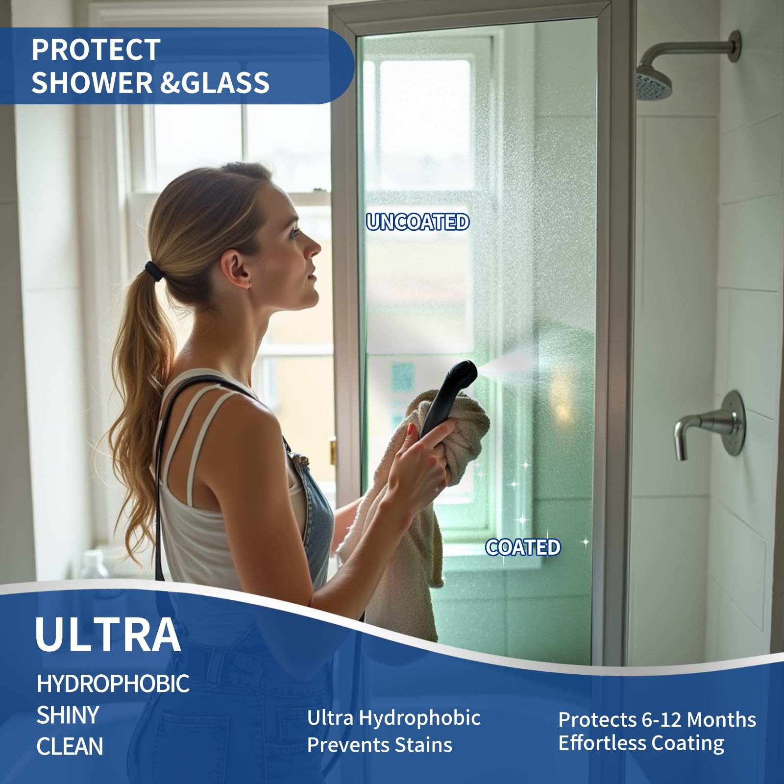 Home Ceramic Coating Spray Kit – Shine, Seal & Protect Kitchen & Bath Surface…