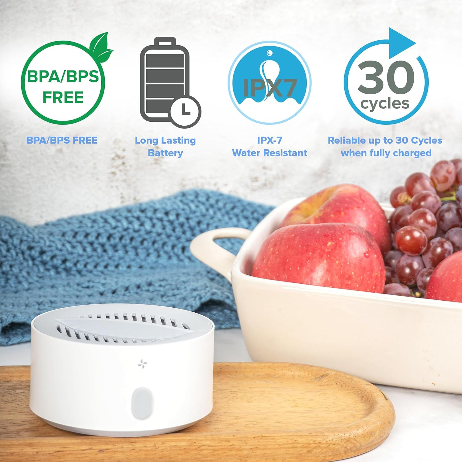 – Fruit and Vegetable Washing Machine, 1-Year Warranty, Fruit Cleaner Device Tha