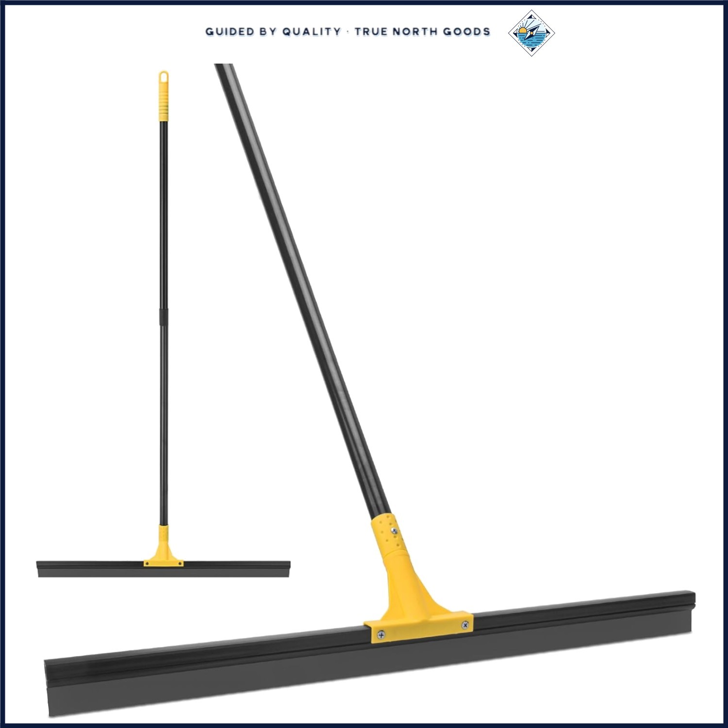 Ergonomic Long Handle Squeegee for Comfortable Indoor and Outdoor Cleaning