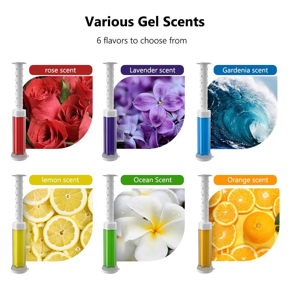 Toilet Cleaner Gel – Odor Remover Floral Scent Household Bathroom Freshener
