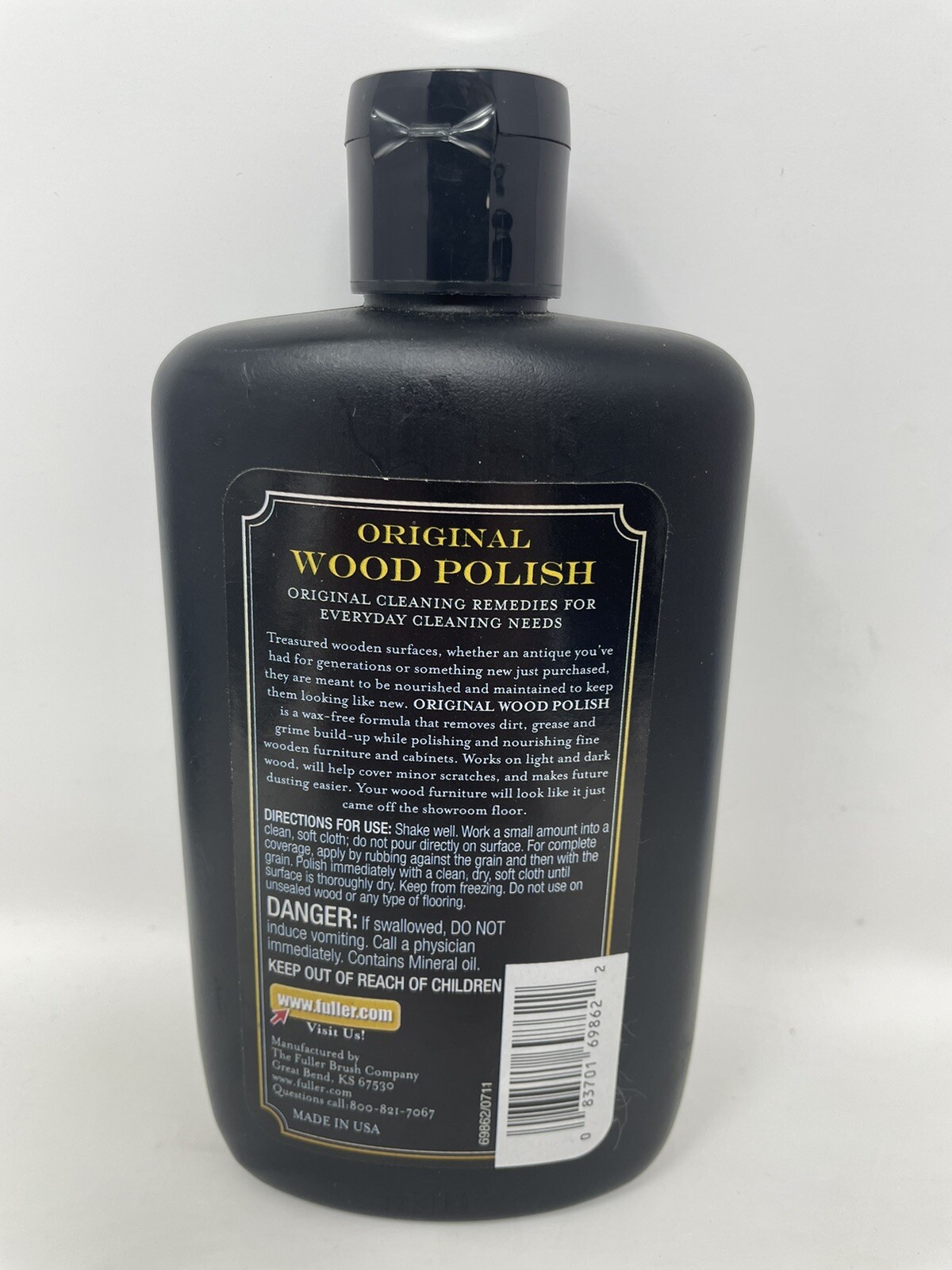 Fuller Brush 8 oz Original Wood Polish Nourish Wood Wax-Free NEW Old Stock