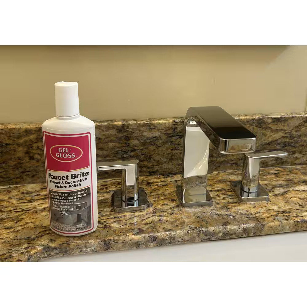 Faucet Brite and Decorative Fixture Polish 8 Oz. Liquid