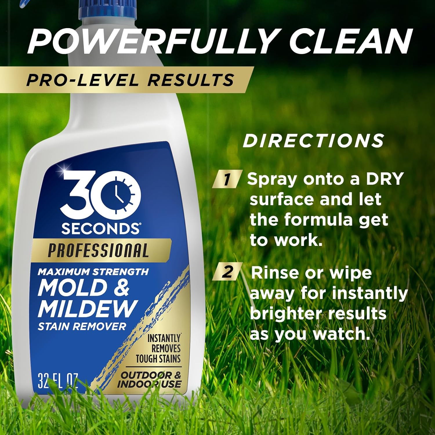 Pro Mold and Mildew Stain Remover | Scrub Free | Brighter Results Instantly | Re