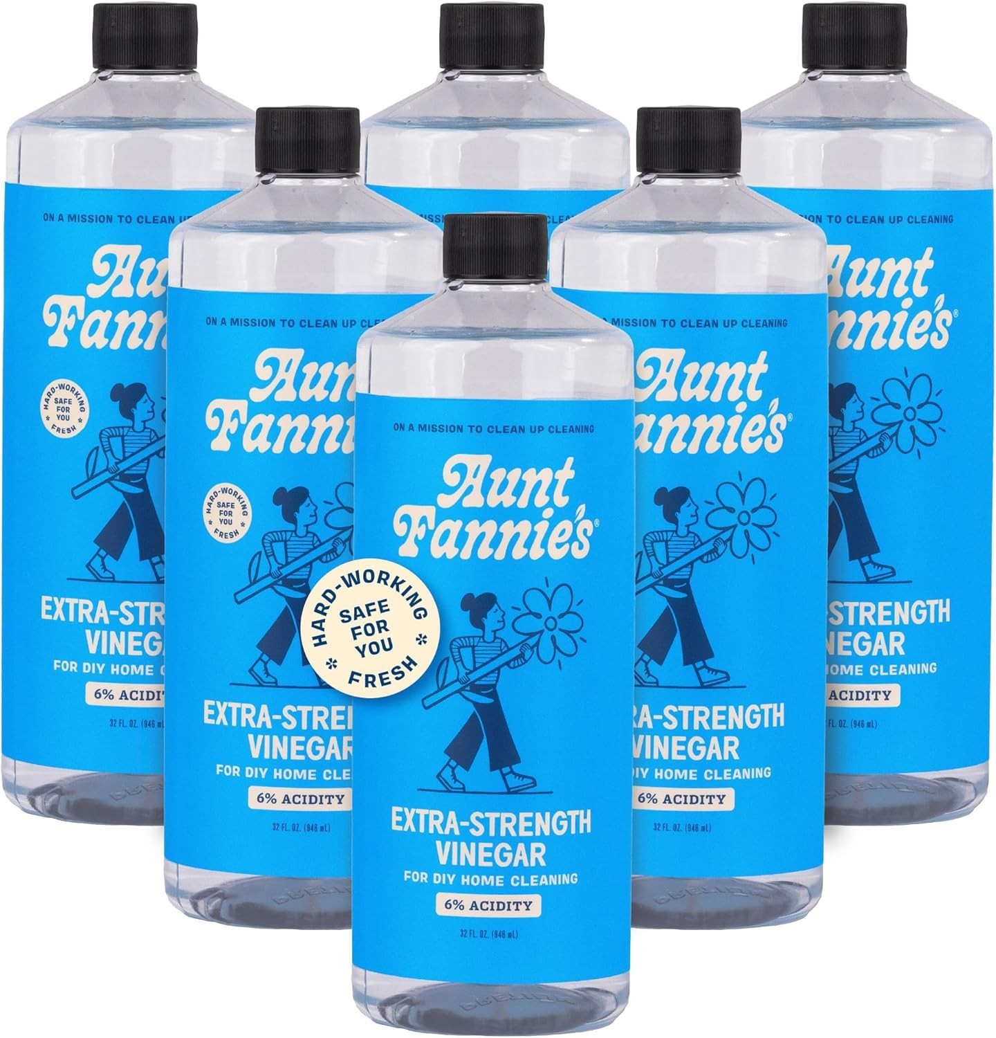 Extra Strength Cleaning Vinegar, Multipurpose Household Cleaner, No Added Sce…