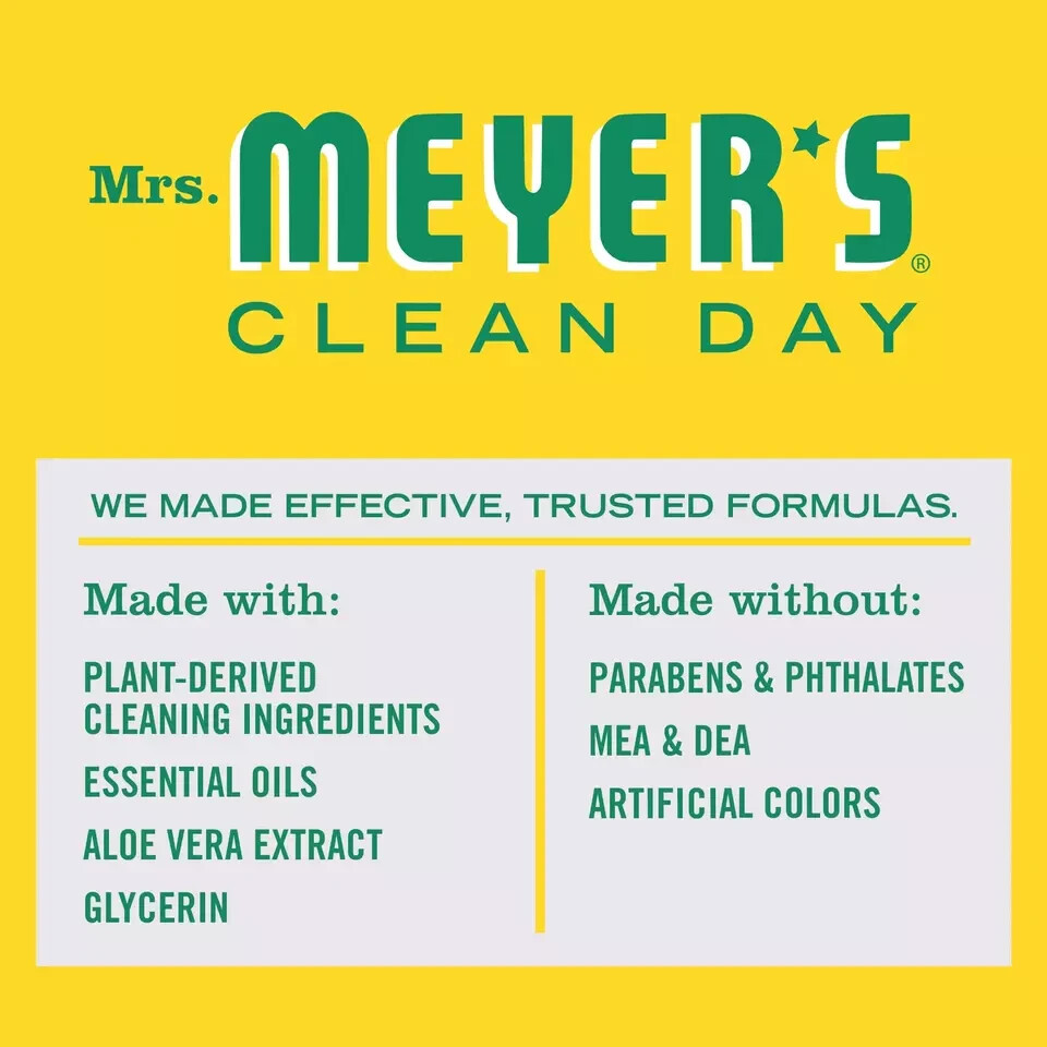 ( 2 ) Mrs. Meyer’s Clean Day Liquid Dishwashing Soap 16 oz Each Honeysuckle NEW