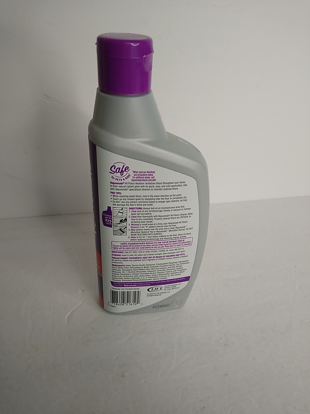 Rejuvenate All Floors Restorer And Polish Fills In Scratches Protects