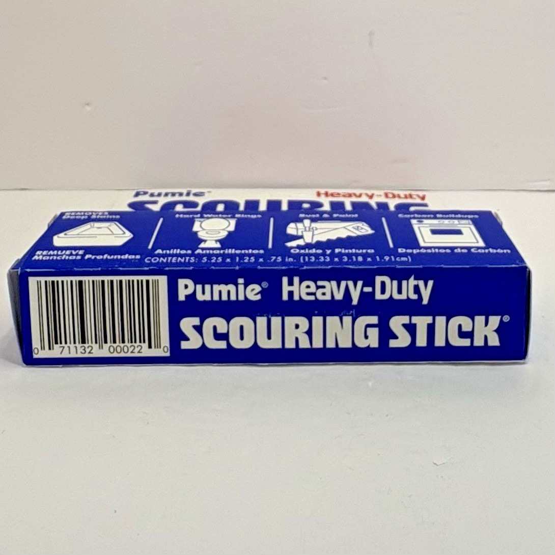 Scouring Stick Pumie Heavy Duty No Odors , Non-Toxic -5 1/4″ x 1 1/4″ Lot of 3