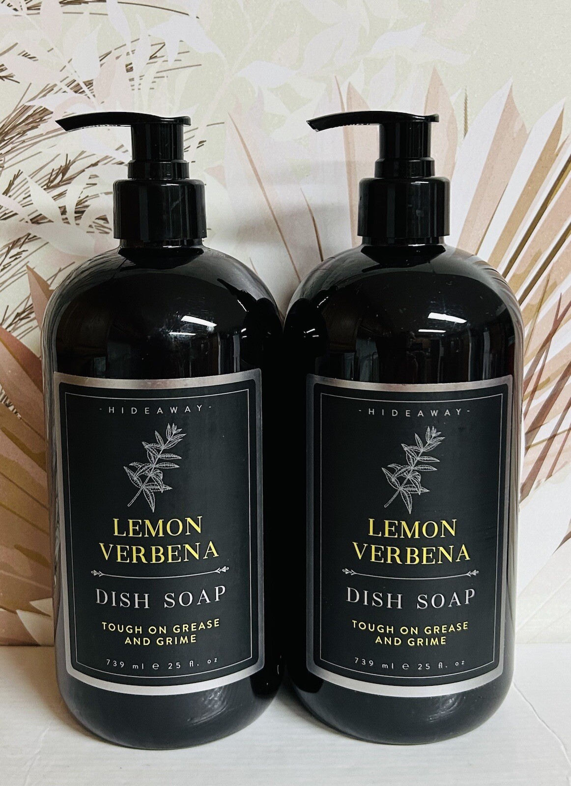 2-Pack Hideaway ~ Lemon Verbena Dish Soap 25 fl oz Each