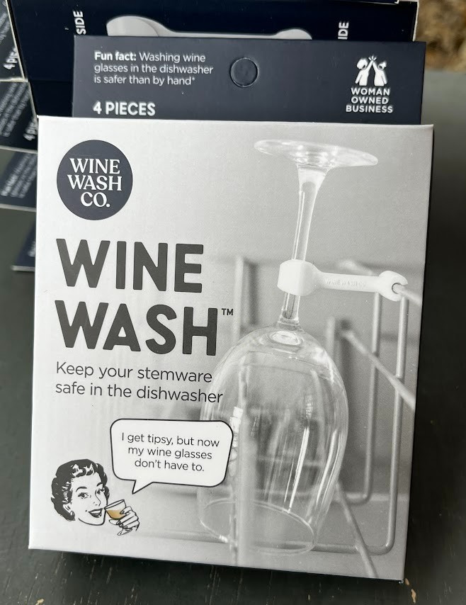 NEW! WINE WASH CO. WINE WASH DISHWASHER STEMWARE HOLDER SET ~ BUY 1 or ALL