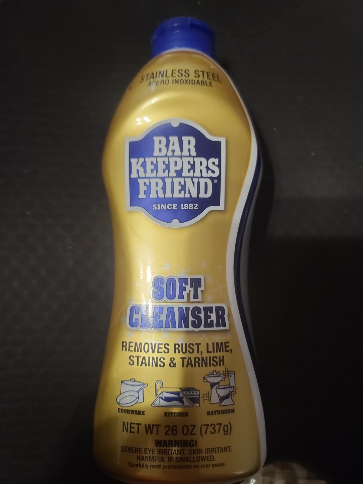 Bar Keepers Friend Soft Cleaner Premixed Formula, Citrus, 26 Ounce