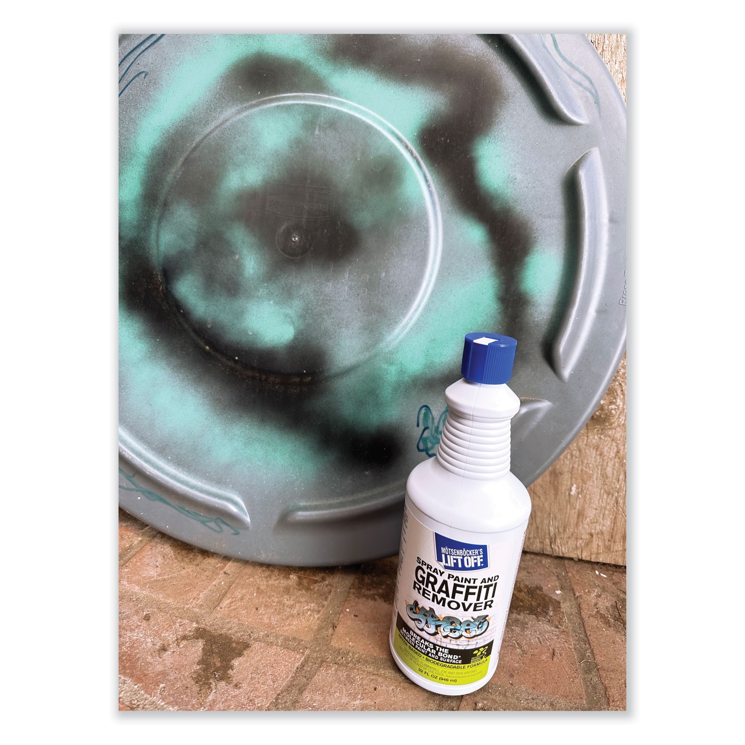 Motsenbocker’s Lift-Off® 4 Spray Paint Graffiti Remover, 32oz, Bottle, 6/Carton