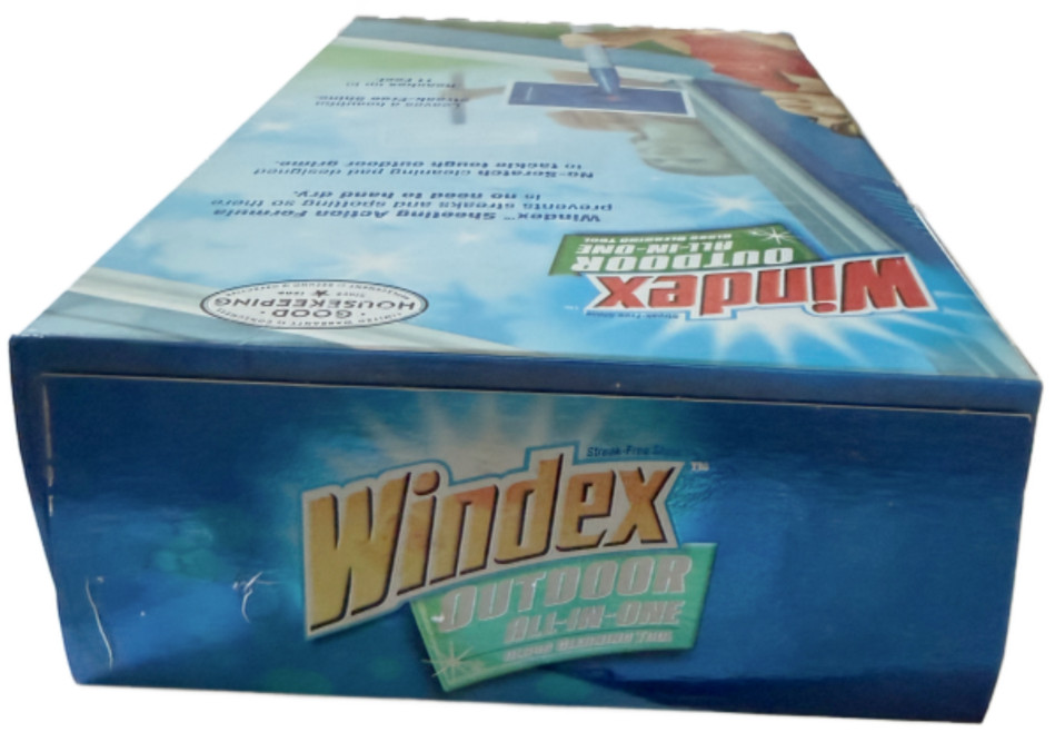 Windex Outdoor All-In-One Glass Cleaning Tool Starter Kit NEW SEALED