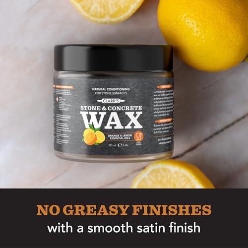 Natural Stone Cleaner & Wax Care Kit – Soapstone, Slate, Concrete, 6oz Spray, Ap