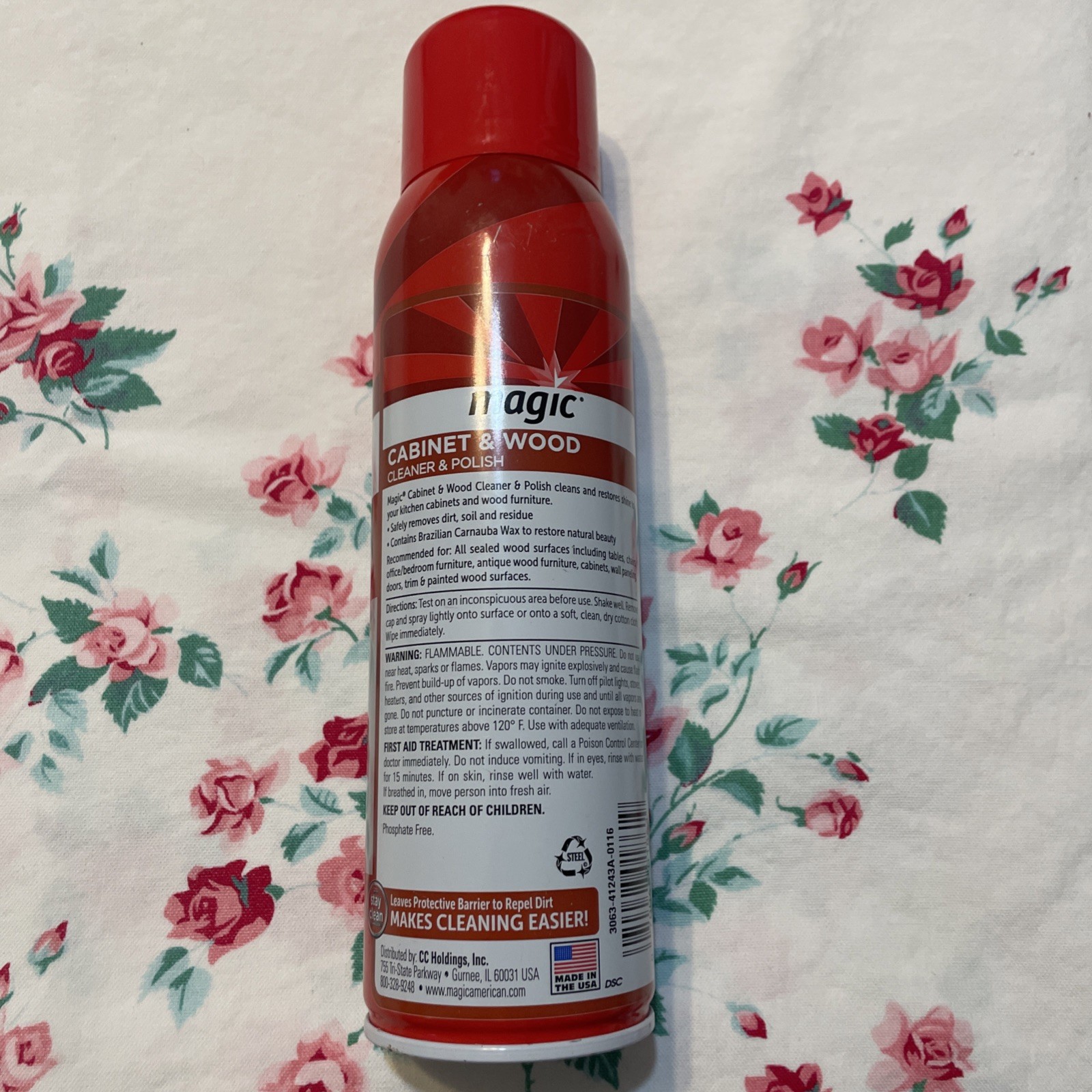 Magic Cabinet&Wood Cleaner Polish Aerosol 17oz Cleans&Restores 1 NEW CAN Tested