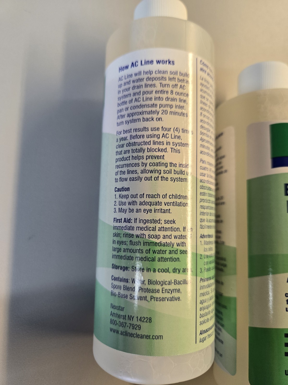 4 Pack, AC Line Build Up Remover For AC Drainlines With Probiotics (8 Fl Oz X 4)