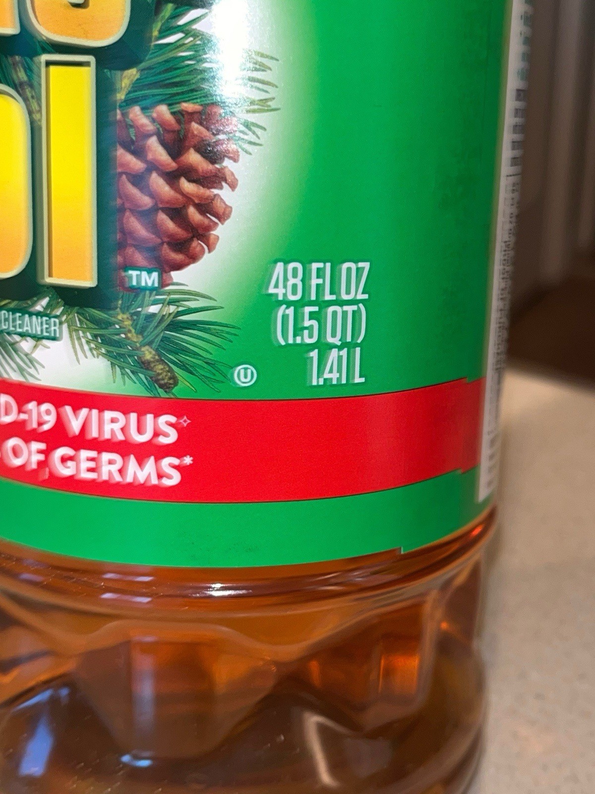 2 Pine Sol ORIGINAL Formula w/ PINE OIL Glycolic Acid Multi Cleaner 48 Oz