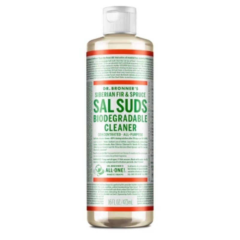 Dr. Bronner Siberian Fir & Spruce Sal Suds Biodegradable Cleaner – 16 fl oz