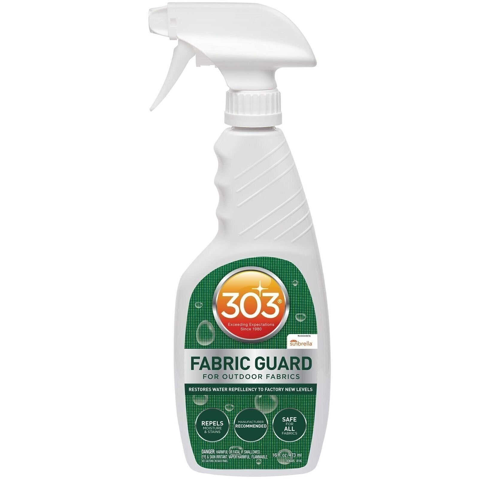 303 Fabric Guard – For Outdoor Fabrics – Restores Water Repellent Properties –