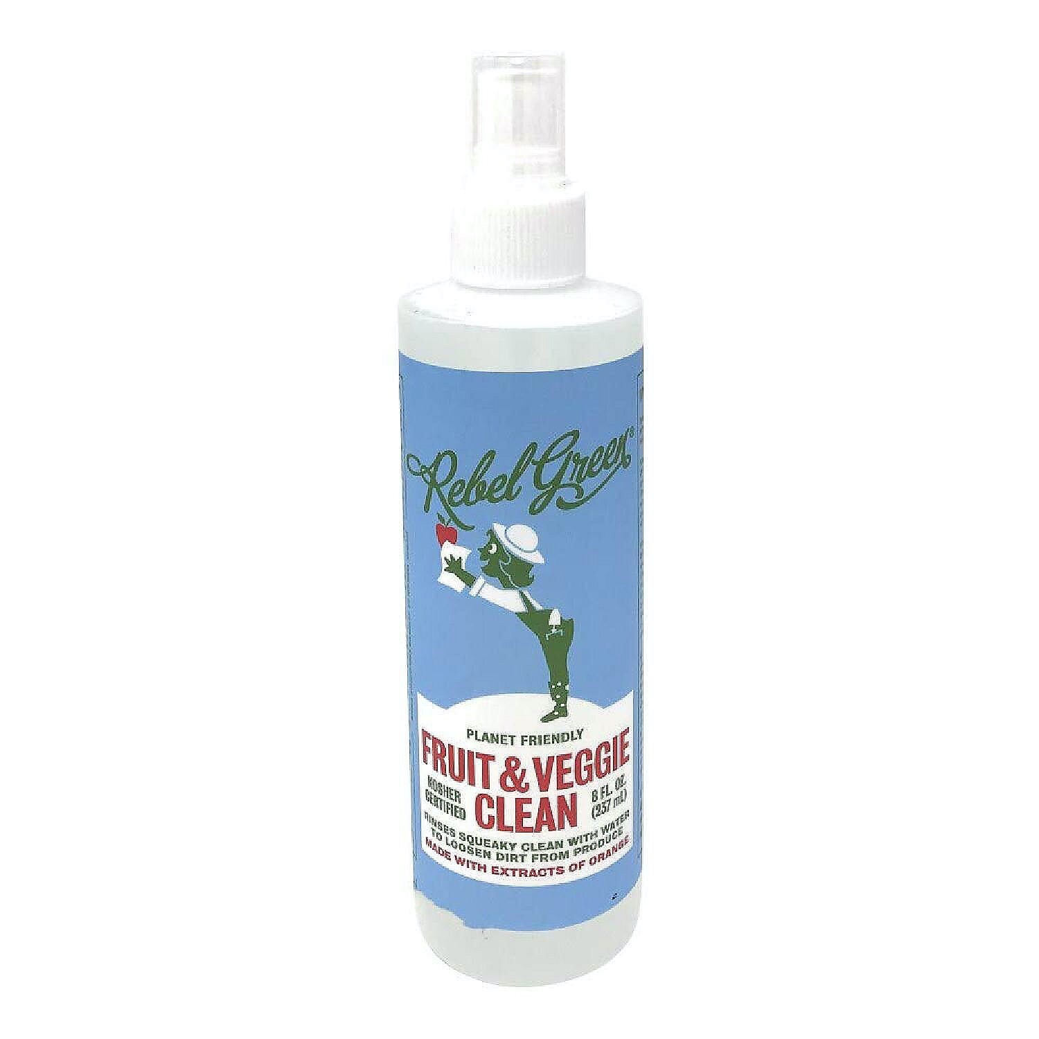 9 Units/ 8 oz Rebel Green Fruit & Veggie Wash Natural Produce Wash Plant-