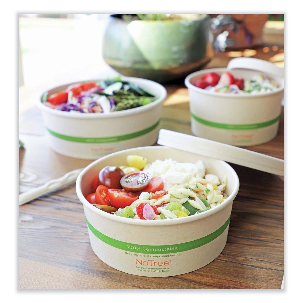 World Centric BONT32W 5.9″ dia x 3.1″h Sugarcane Paper Bowls – NTRL (300/CT) New