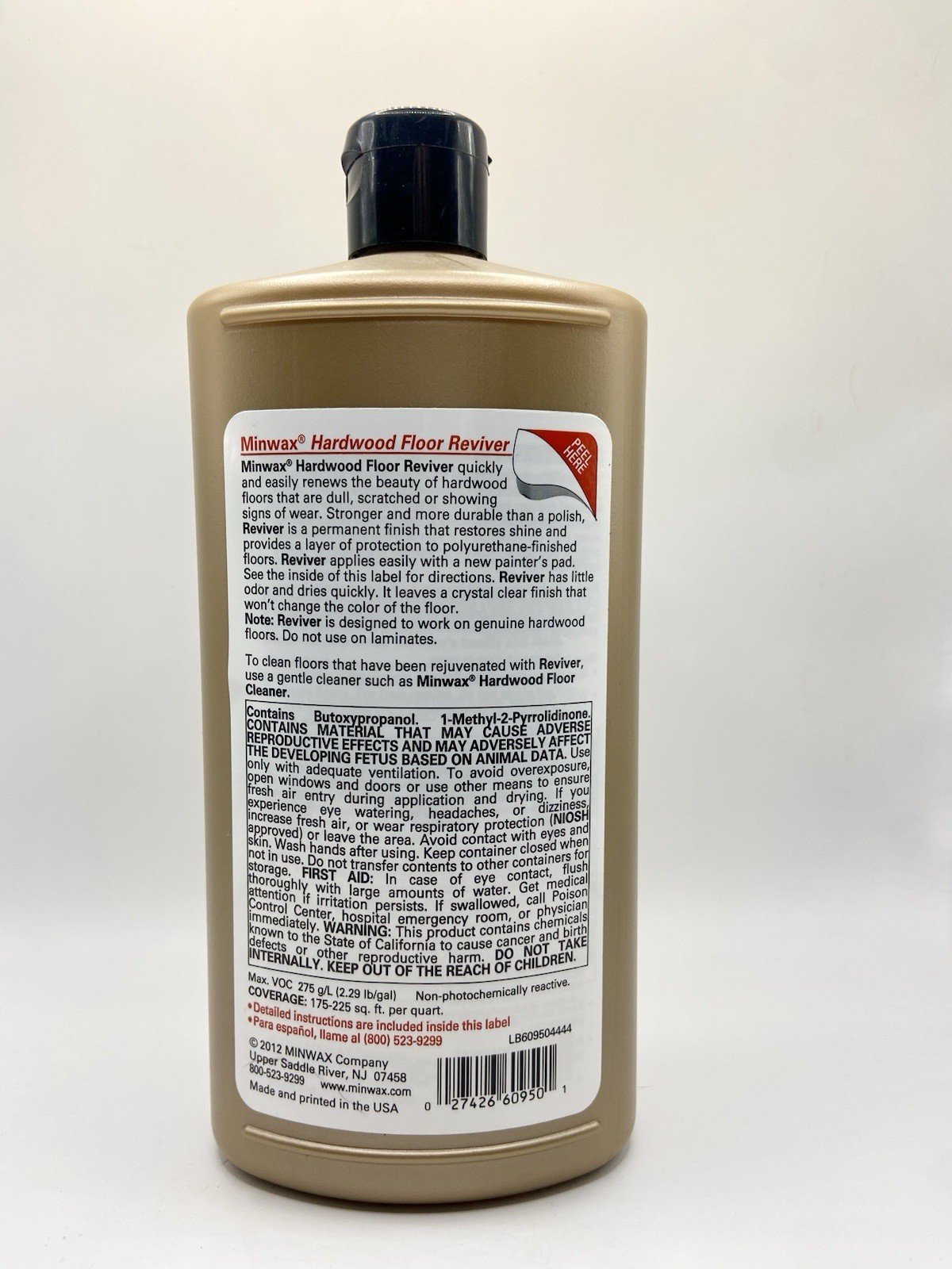 Minwax High Gloss Hardwood Floor Reviver Liquid 1 qt
