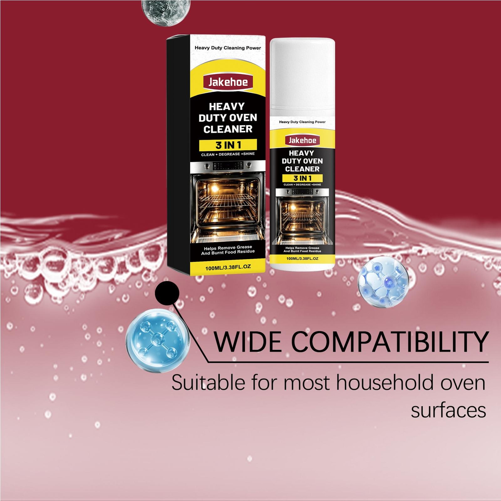 Clean + Degrease + Protect Stove and Oven 100ml