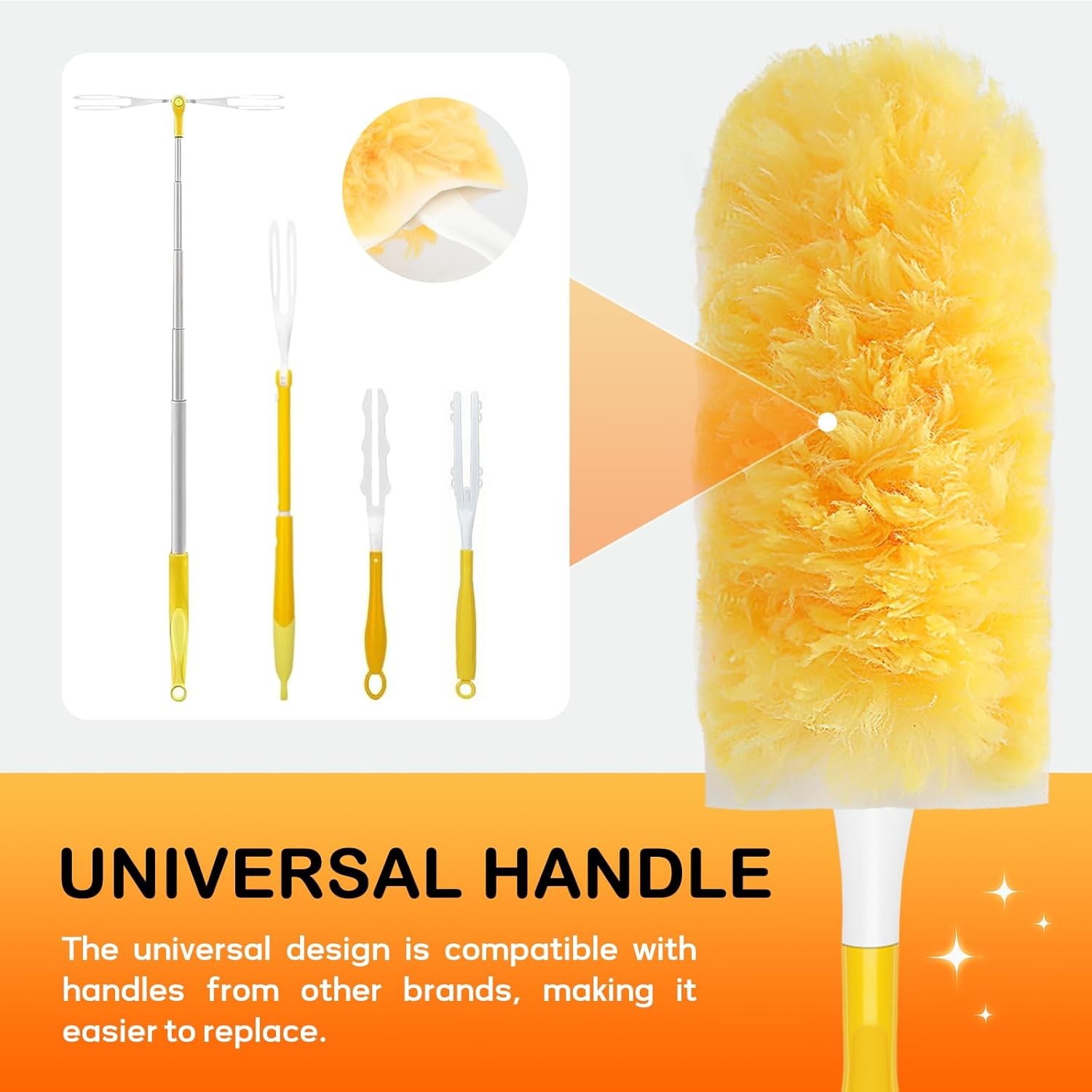 30 Count Duster Refills Swiffer Duster W/ 1 Handle Dusters Cleaning Disposable