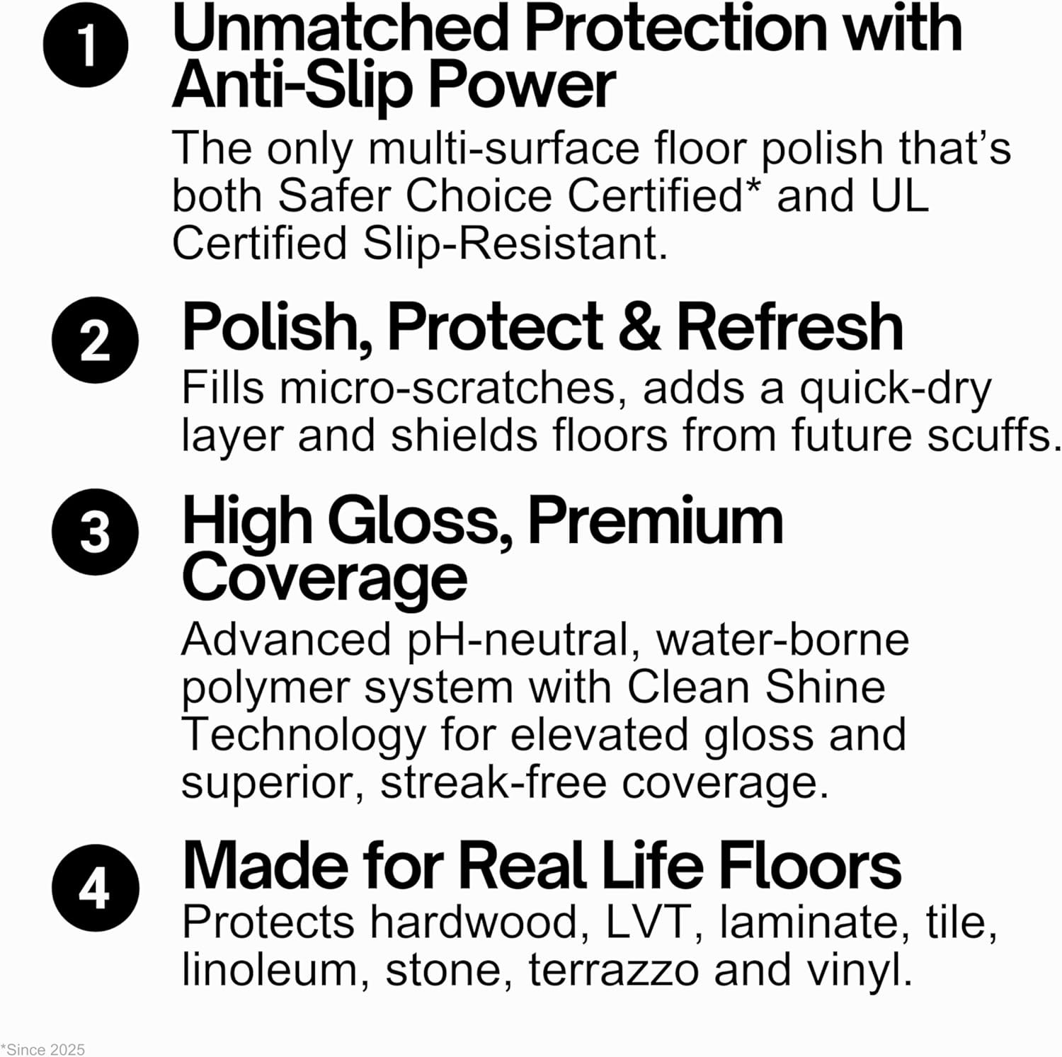 Quick Shine Multi Surface Floor Finish 27Oz, 2Pk | Cleaner & Polish to Use on H