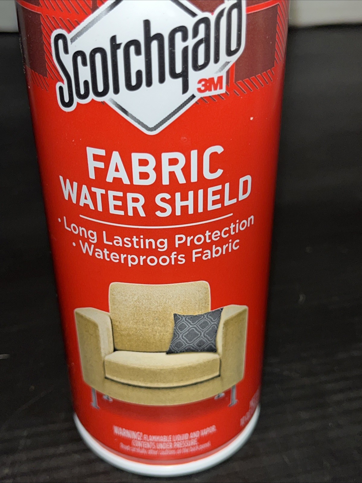 ~ 3M Scotchgard Transparent Fabric Water Shield Dries Clear & Oderless 10 oz