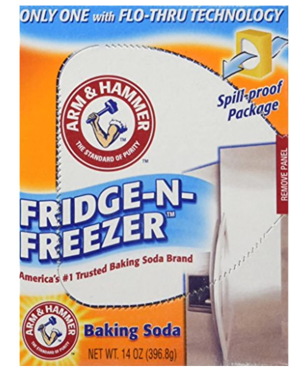 (6 pack) ARM & HAMMER Baking Soda Fridge-n-Freezer Odor Absorber, 14 oz Box