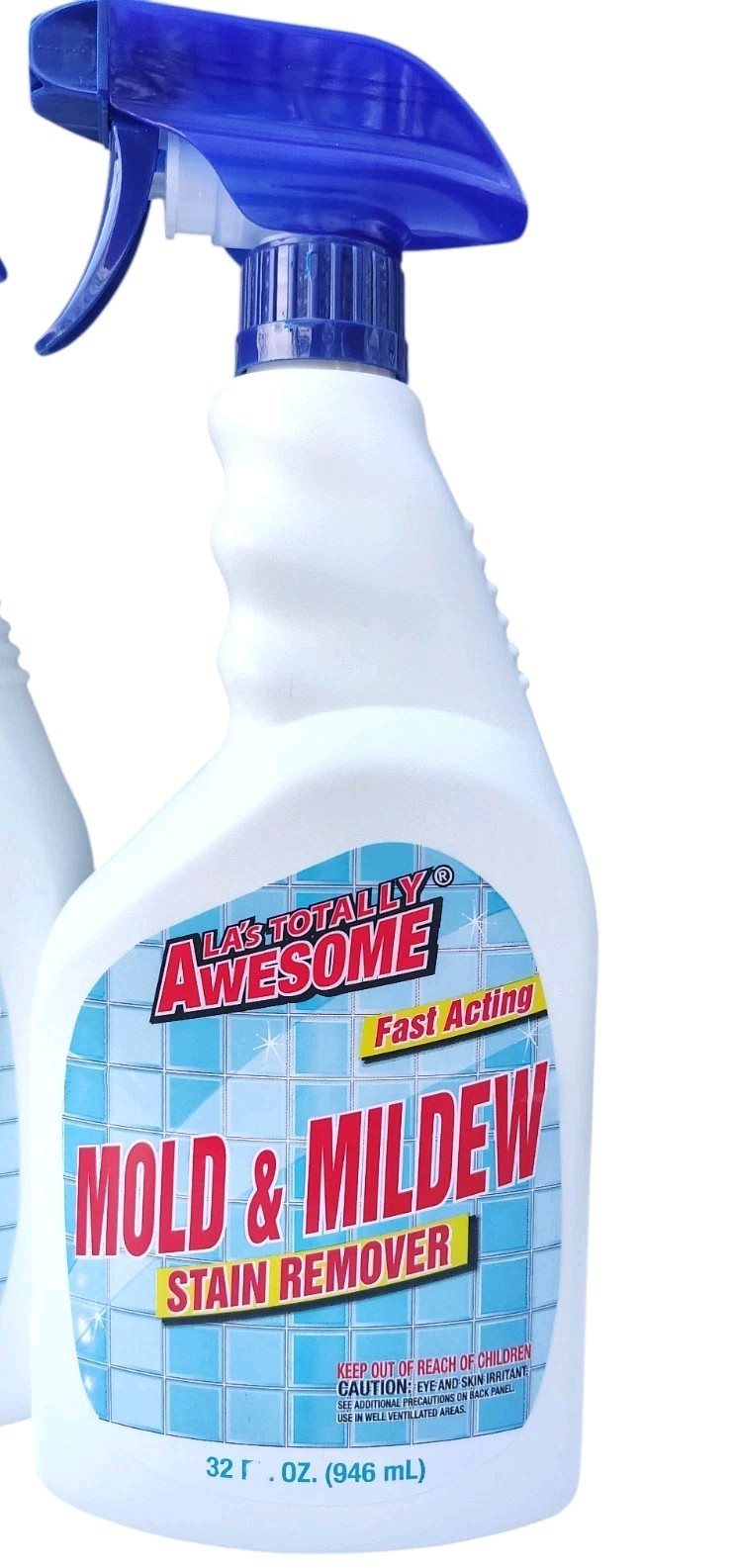 Totally Awesome Mold & Mildew Stain Remover Fact Acting 2 Bottles 64oz Each