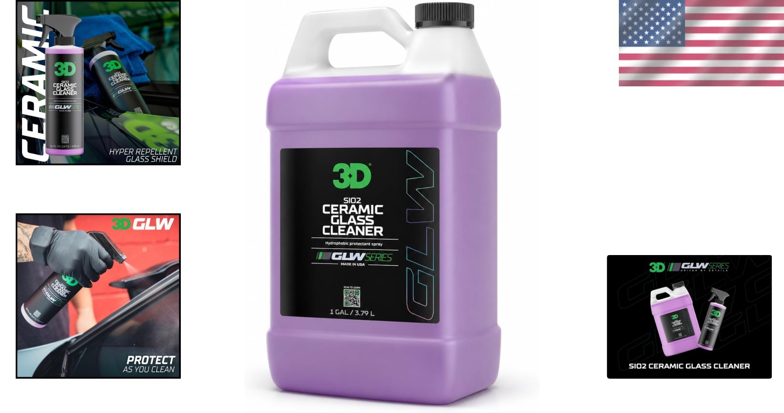 SiO2 Ceramic Glass Cleaner 1 Gal