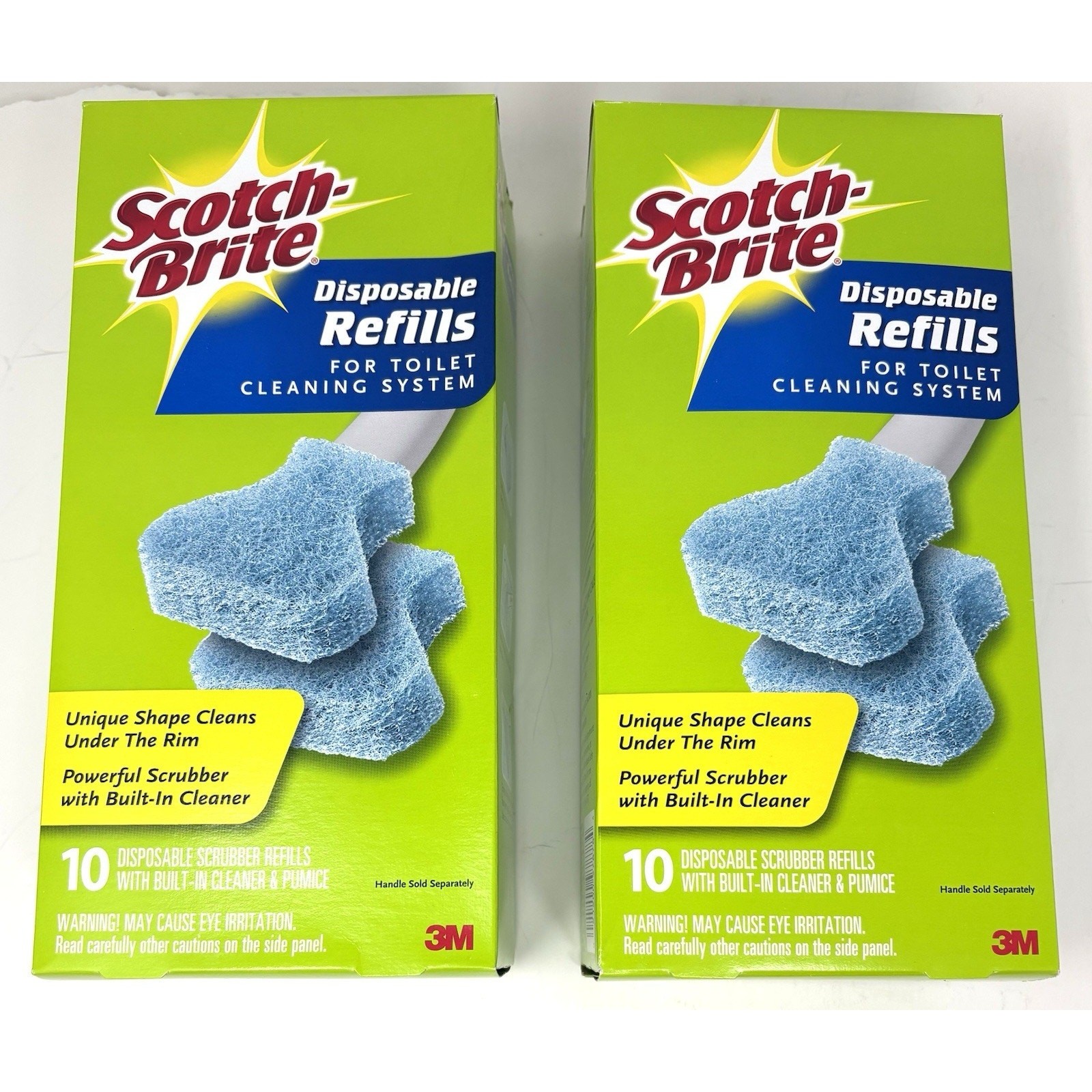 Scotch Brite Disposable Scrubber Refills Toilet Cleaning 20 Pads Only Discont’d