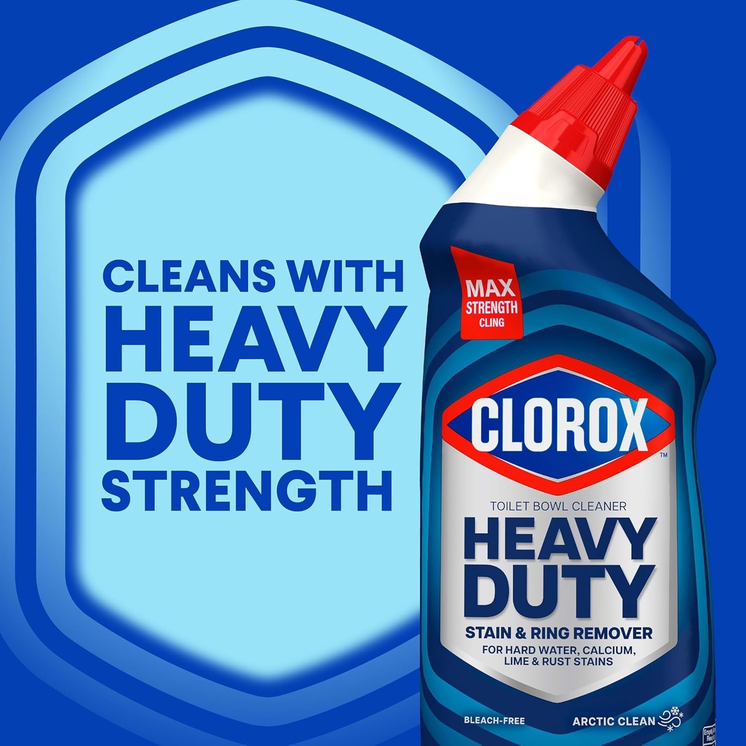 Max Strength Toilet Bowl Cleaner – Bleach-Free, 24 Fl Oz., Pack of 2, Deodorizes