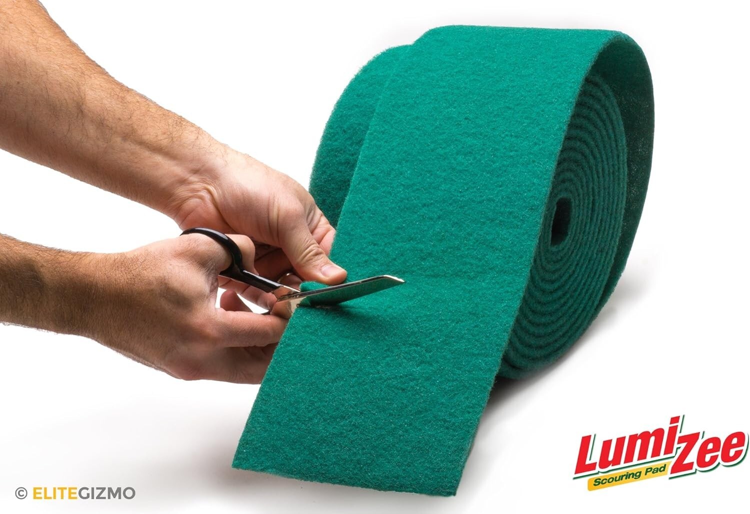Economy Size 19ft Green Scrubbing Pad – Effective for Kitchen, Grills, and More