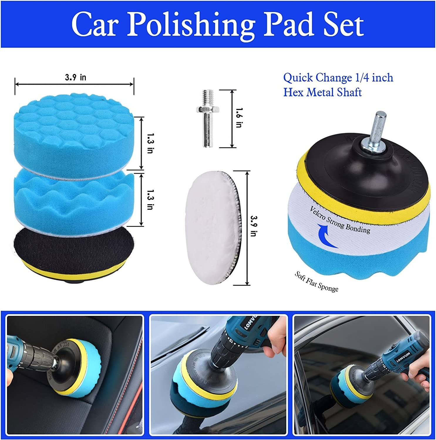 25 Pcs Car Cleaning Kit Detailing Brush Set Auto Detailing Drill Brushes NEW