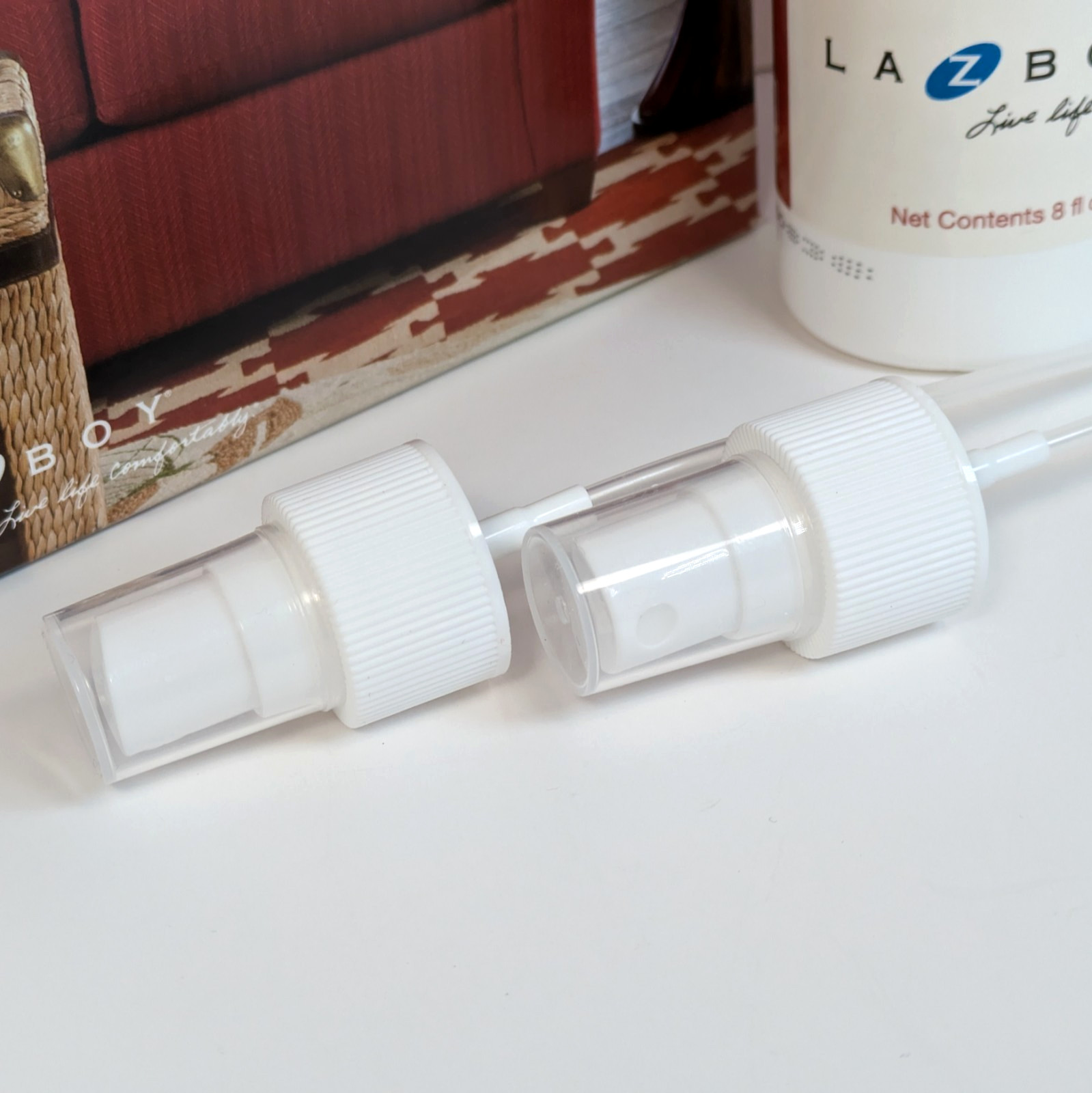 LaZBoy Fabric Care Kit Red and Gold Upholstery Stain Remover Spray Lazy Boy NEW