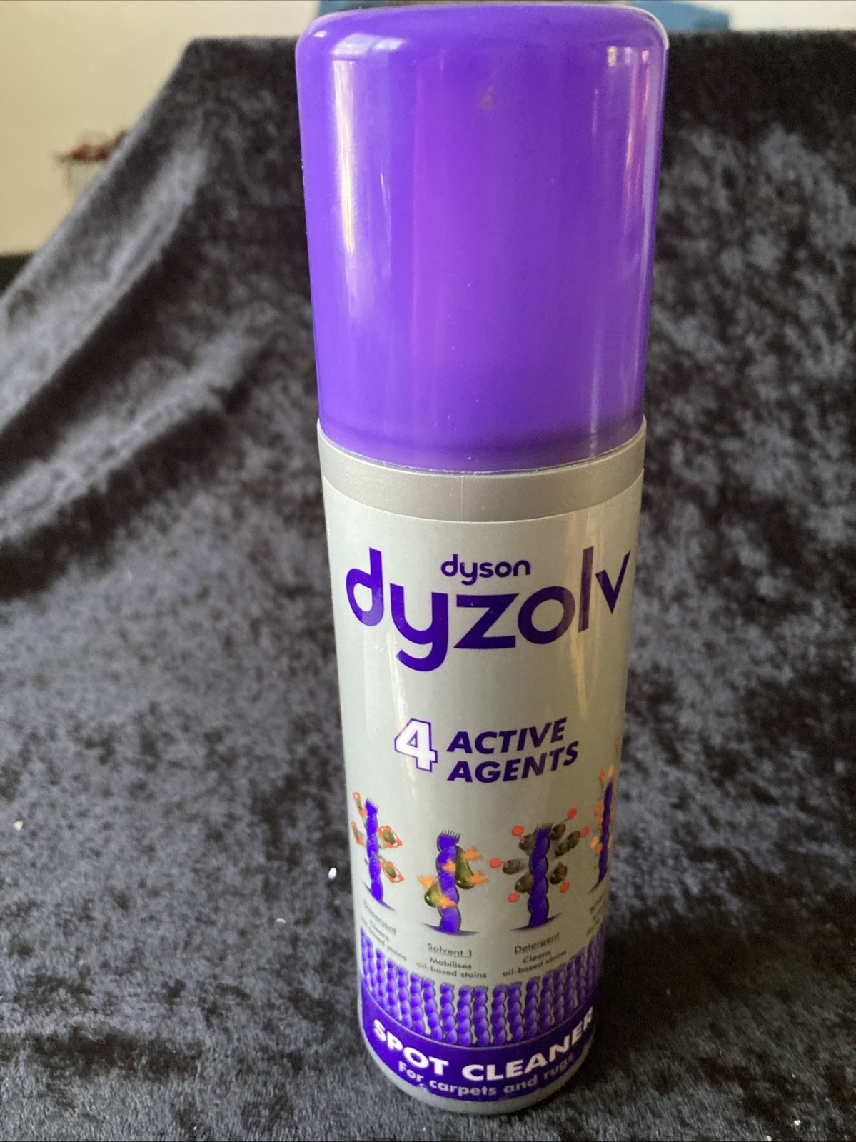 NEW Dyson Dyzolv Spot Spray Cleaner Carpets & Rugs 4 Active Agents 8.5 oz New