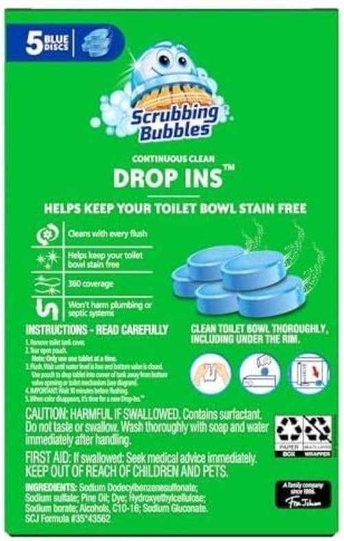 Long-Lasting Toilet Bowl Cleaner Tablets – Automatic Clean for Up to 4 Weeks
