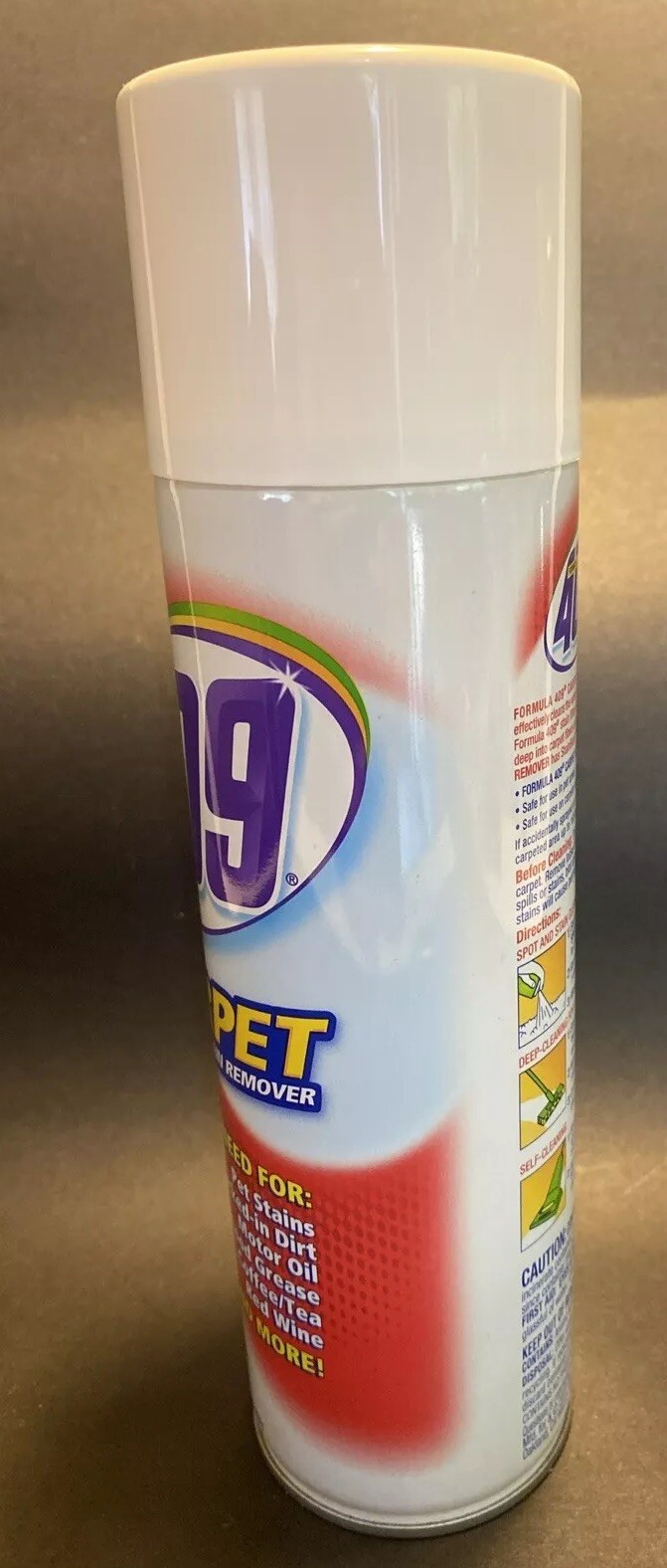 Formula 409 Carpet Cleaner Spray, Aerosol Can, 22 Oz Can Weighs 20 oz.