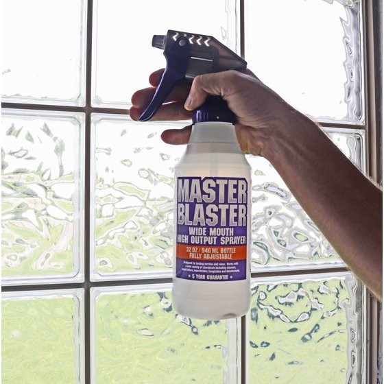 (2 pack) Bottle Crew Wide Mouth Master Blaster Plastic Spray Bottle, 32 oz, Sing