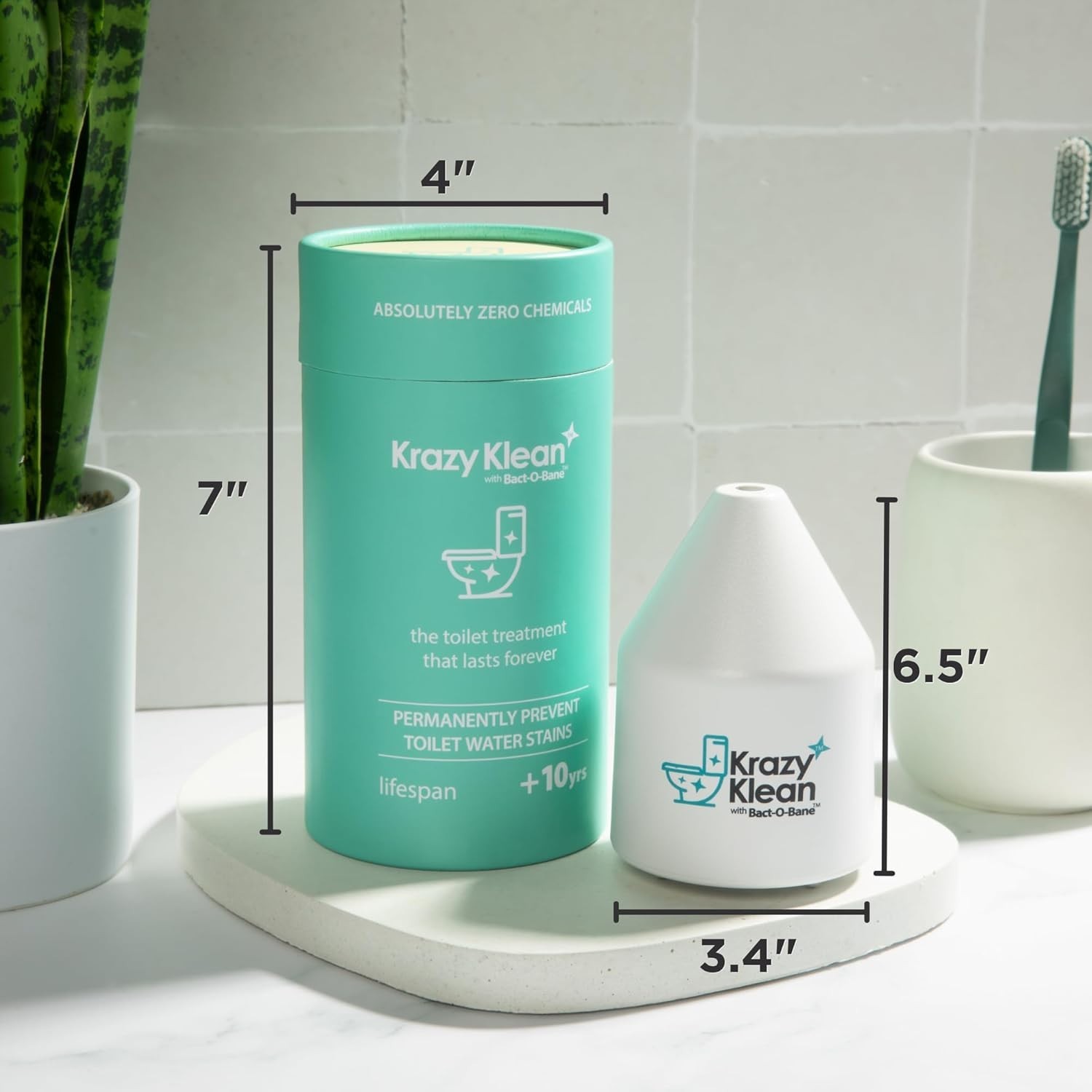 Effortless Chemical-Free Toilet Cleaner – Drop-In Solution for Hard Water Stains