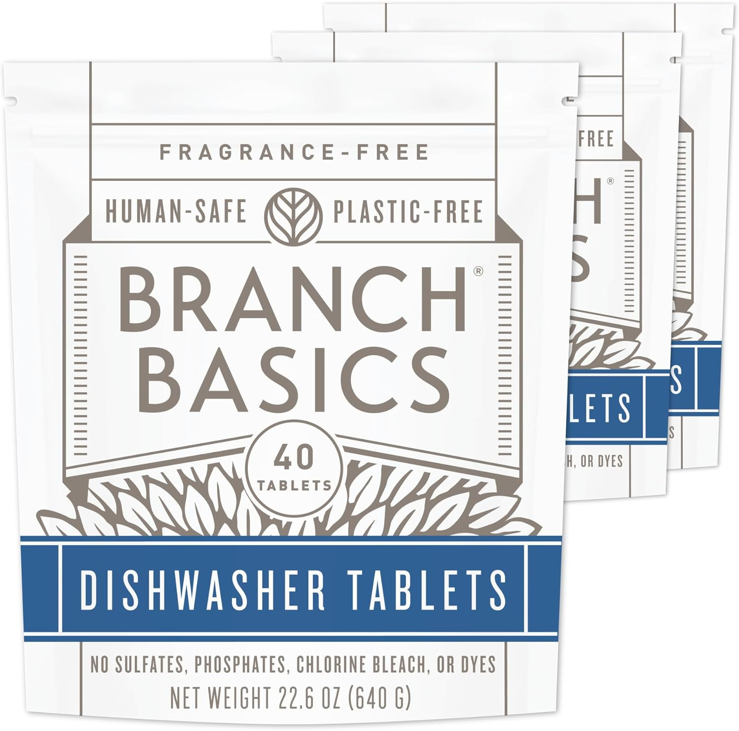 Dishwasher Tablets – 120 Ct | Plastic-Free, Fragrance-Free, Human-Safe | Deliver