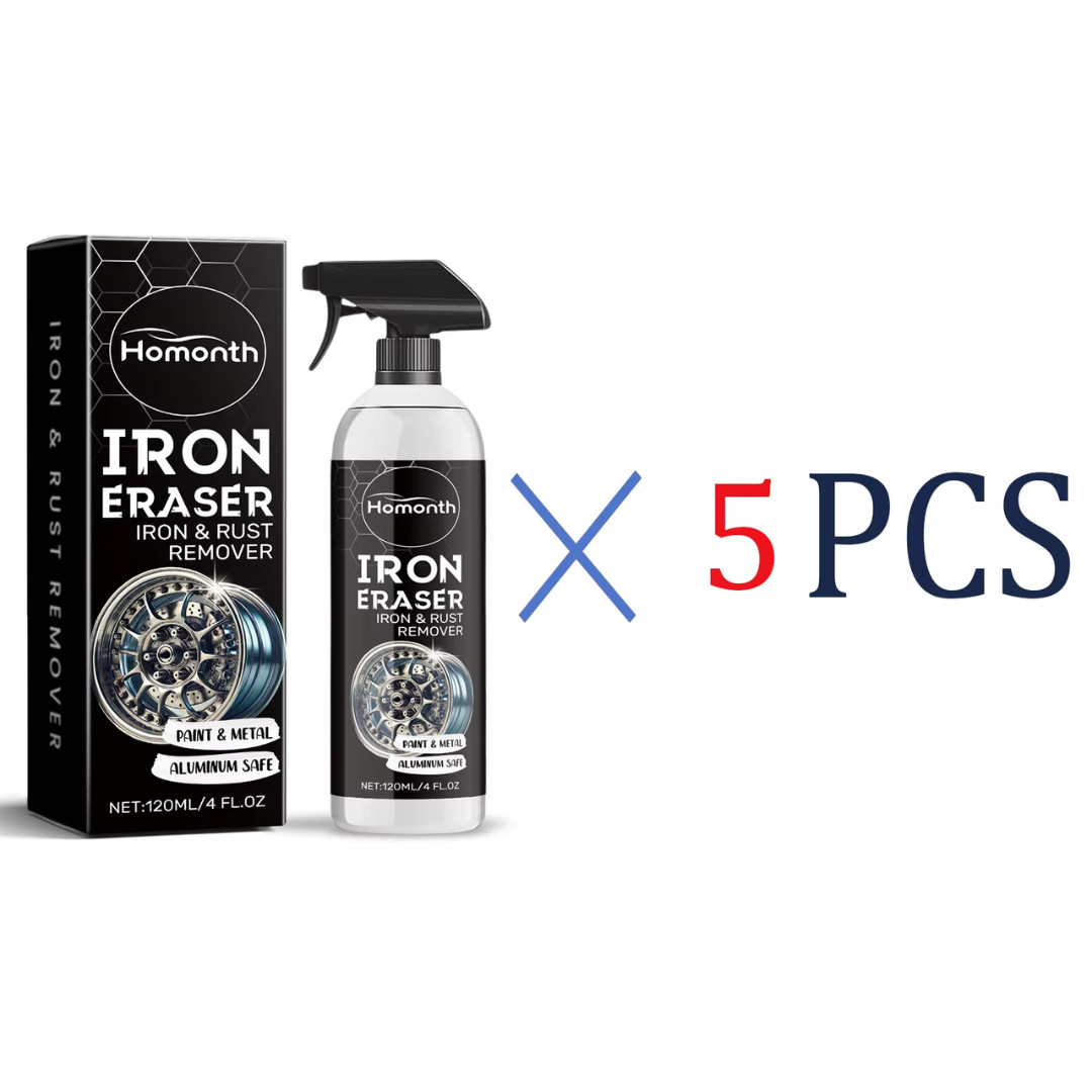 Iron Eraser Rust Remover Spray, Car Wheel Paint Brake Dust Fast Cleaner 120ML US